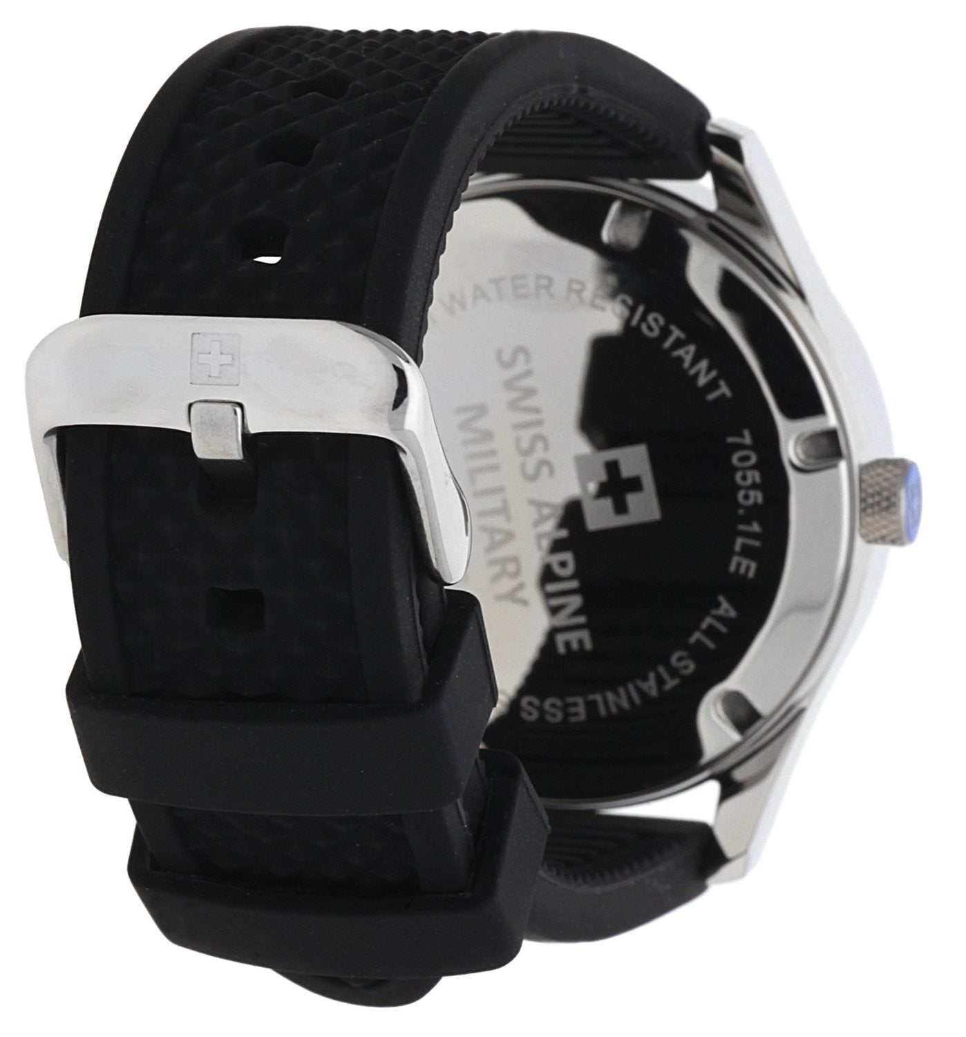 Swiss Alpine Military by Grovana Herren Armbanduhr schwarz 7055-1837SAM