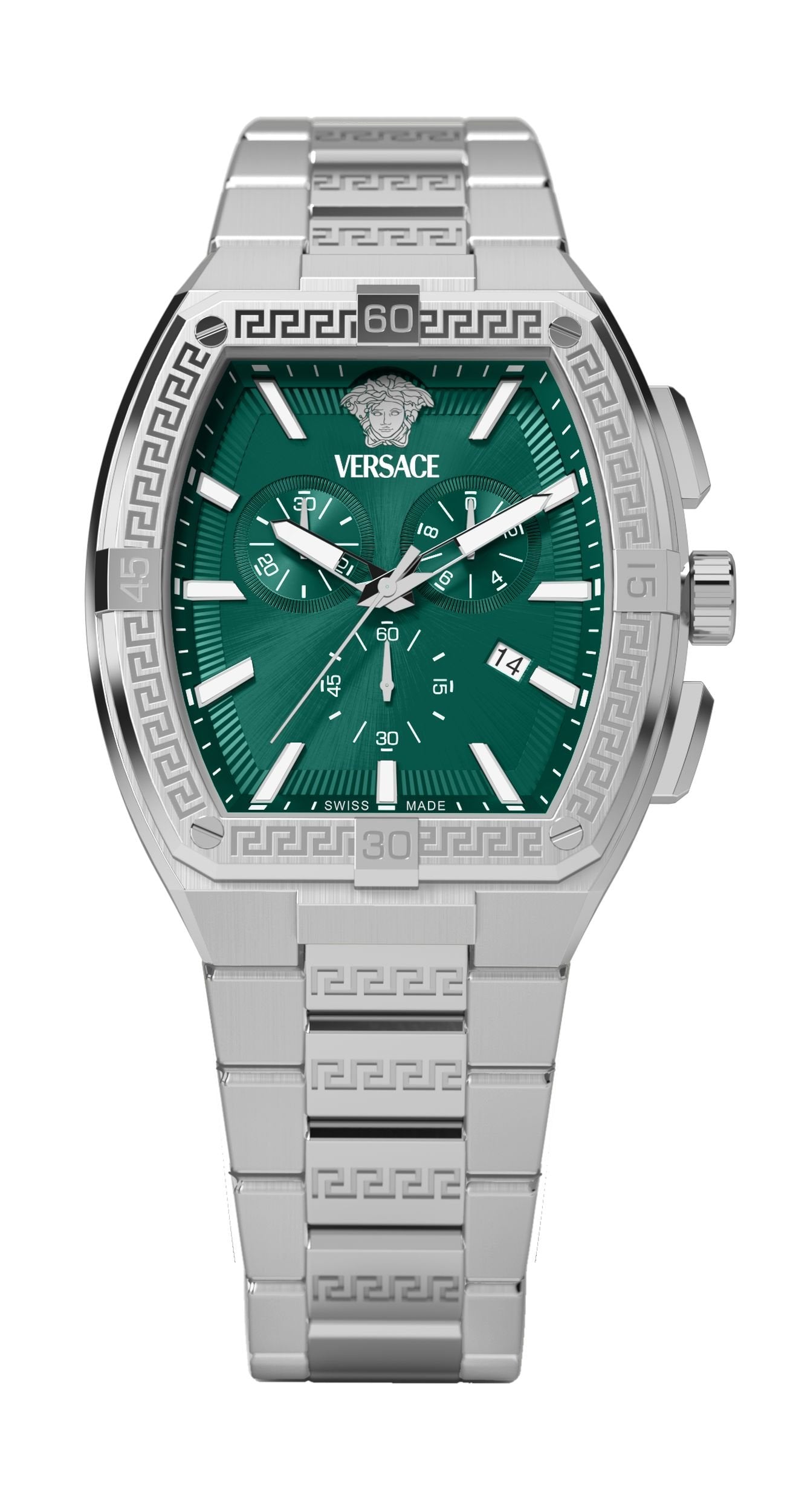 Versace Herrenuhr Greca Sport Chronograph Grün VESP00424