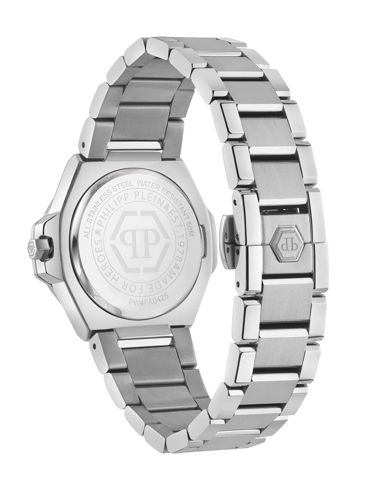 Philipp Plein Damen Uhr Royal Prestige PW4FA0425 Kristall 33 mm Edelstahl