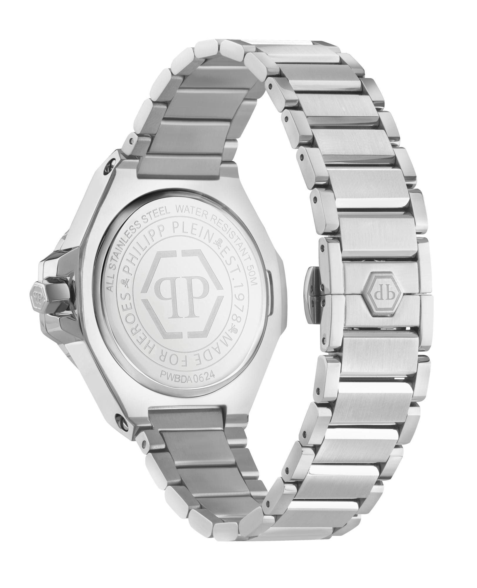 Philipp Plein Uhr Damen Plein Lady Royal PWBDA0624 Silber / Blau