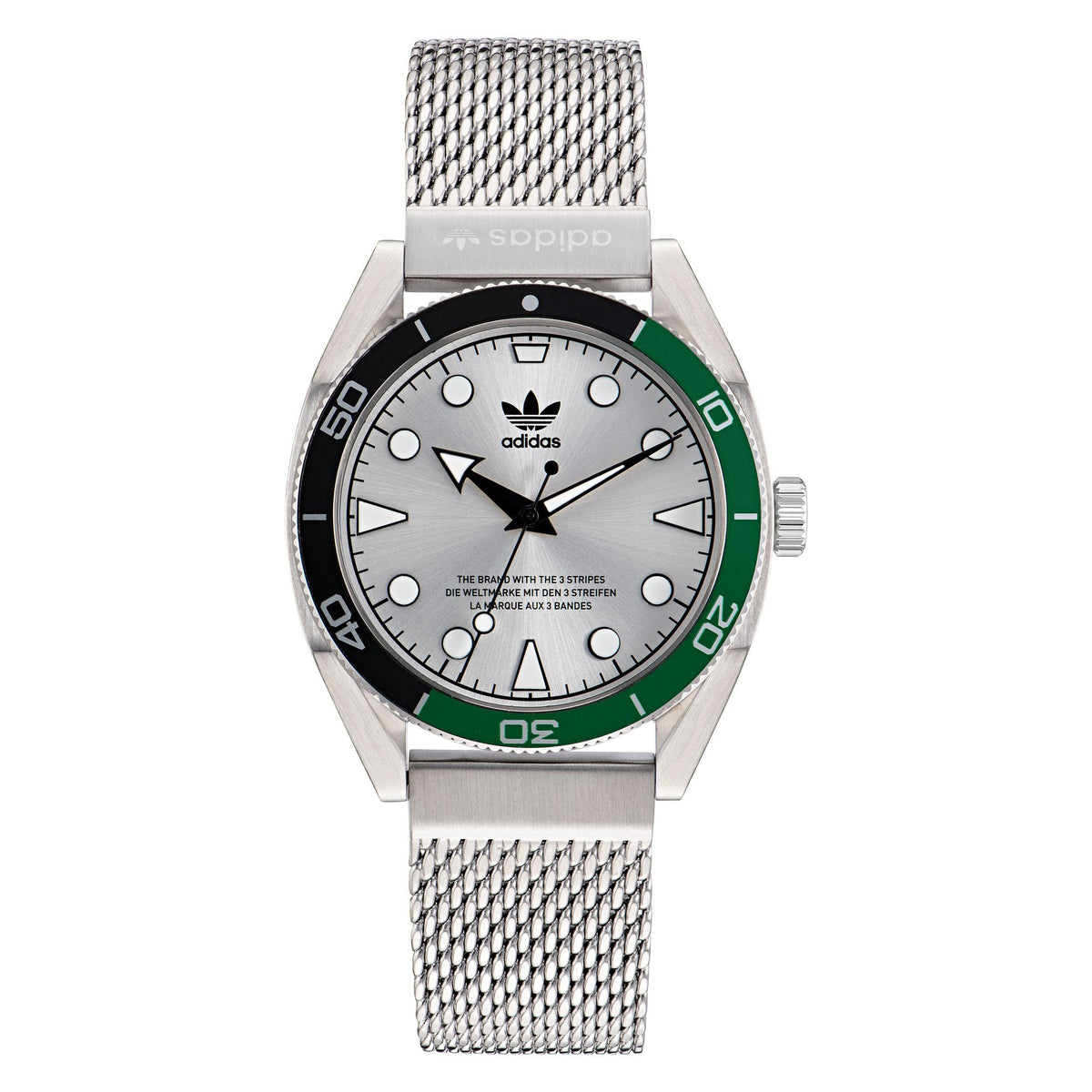Adidas Unisex Uhr Edition Two Edelstahl Silber AOFH22503