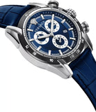 Versace Herren Chronograph V-Ray Chrono Silber Blau VE2I00721