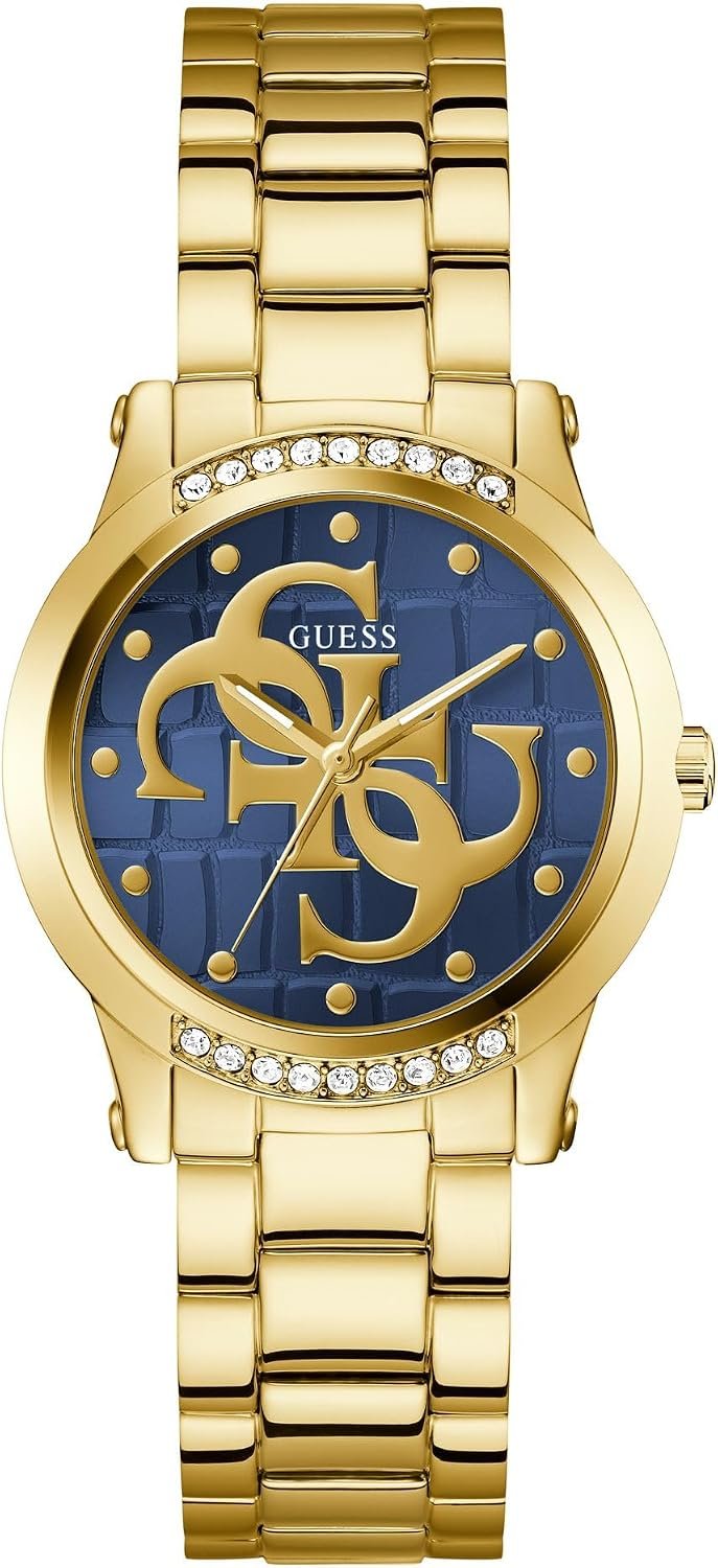 Guess Armbanduhr Damen Ladies Gold Tone Analog Watch Gold GW0861L6