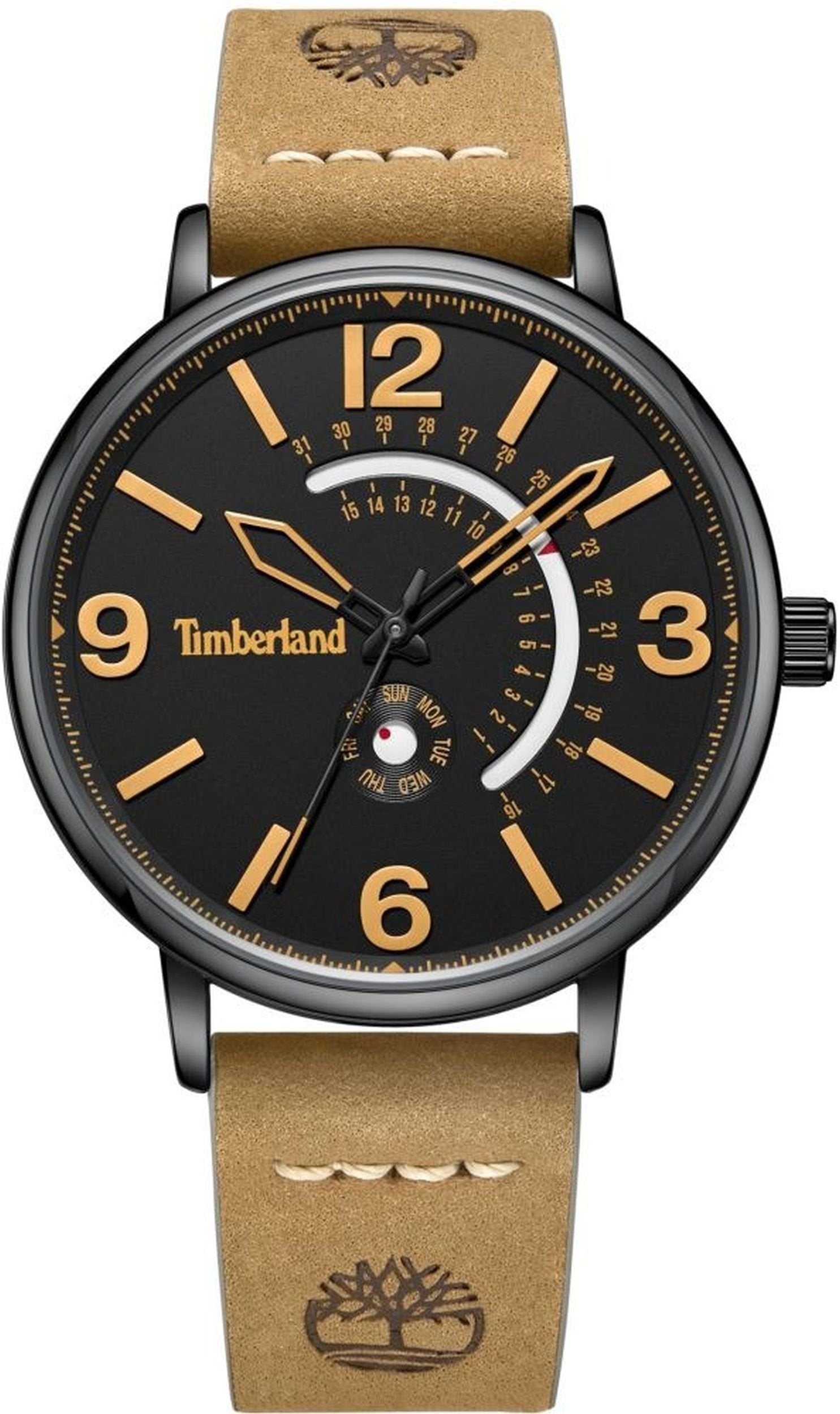 Timberland Analoguhr Herren Saunderstown Schwarz Braun TDWGB2182703