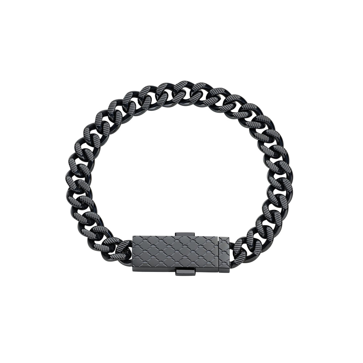 Aston Martin Armband Herren AML ICON Edelstahl Schwarz MJIUF5BL3