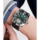 Guess Herren Armbanduhr GREYSON GW0793G1 Schwarz Silber Grün