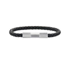 ASTON MARTIN Armband Herren AML THRILL Lederband Edelstahl Dunkelblau/Silber MJRIF5BU4