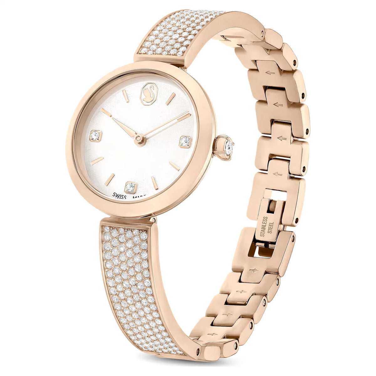 Swarovski Armbanduhr Damen Illumina Goldfarben Champagne 5671196