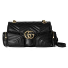 Gucci Schultertasche GG Marmont Multi-Pocket Schwarz 795228AADPJ1000