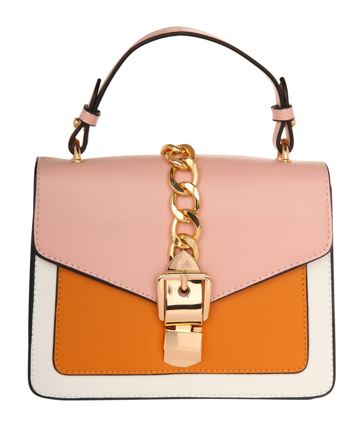 House of Louisa Damen Umhängetasche rosa/braun LOU1002-RS