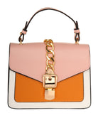 House of Louisa Damen Umhängetasche rosa/braun LOU1002-RS