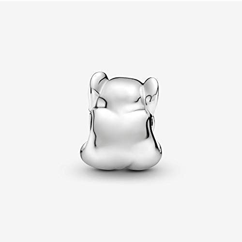 PANDORA Glücklicher Elefant Charm Sterling-Silber 10,6 x 12,2 x 9,8 mm (T/H/B)