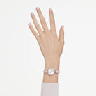 Swarovski Damenuhr Matrix Pearl Bangle Roségold / Weiß 5705406