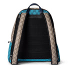 Gucci Rucksack Herren Match Medium GG Rucksack Hellblau Beige 856952 FAFL3 4542