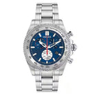 Versace Uhr Herren CHRONO X Chronograph Silber/Blau VE9K00324