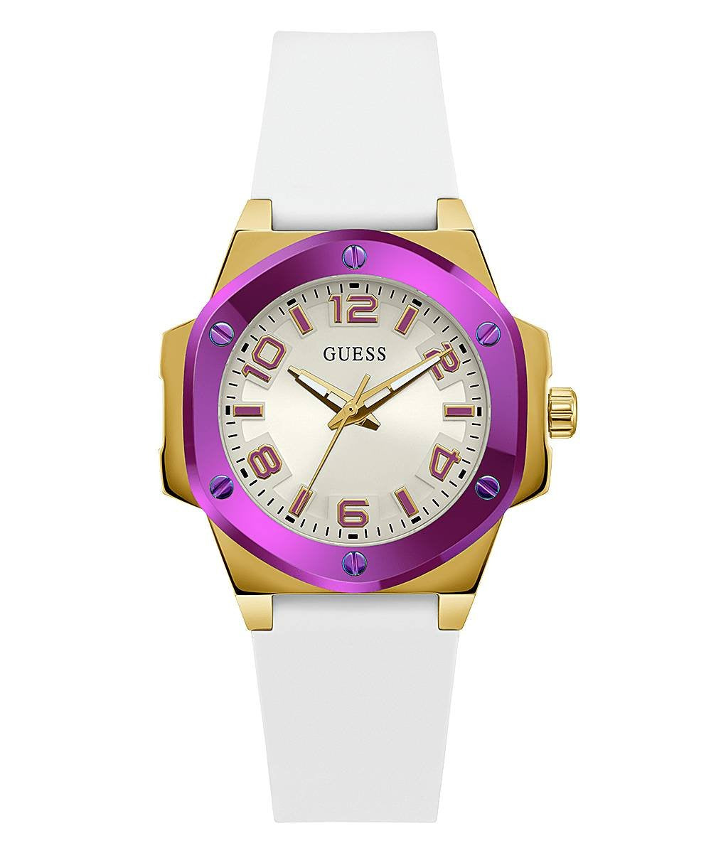 Guess Damen Armbanduhr  38 mm Armband Silikon GW0556L2