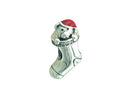 PANDORA Weihnachtsstrumpf Silber Zirkonia & Emaille Charm