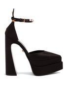 Versace Damen High Heels Medusa schwarz 1007717-DRA67-1B00V