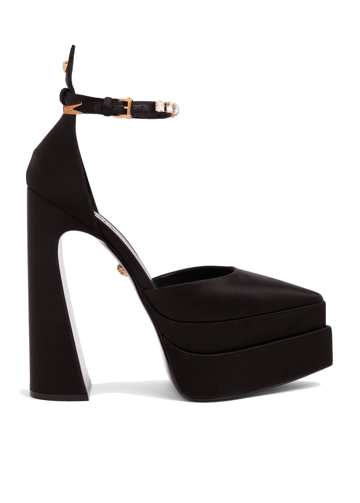 Versace Damen High Heels Medusa schwarz 1007717-DRA67-1B00V