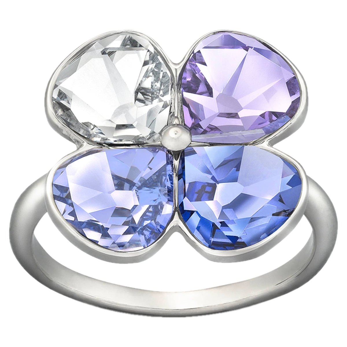 Swarovski Ring Damen Talia Pastell Kristall Blüte Mehrfarbig Ringgröße: 52 (16,5 mm) 1169519