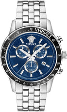 Versace Herren Armbanduhr VERSACE SPORT CHRONO VEZCA schwarz blau silberVEZCA0324