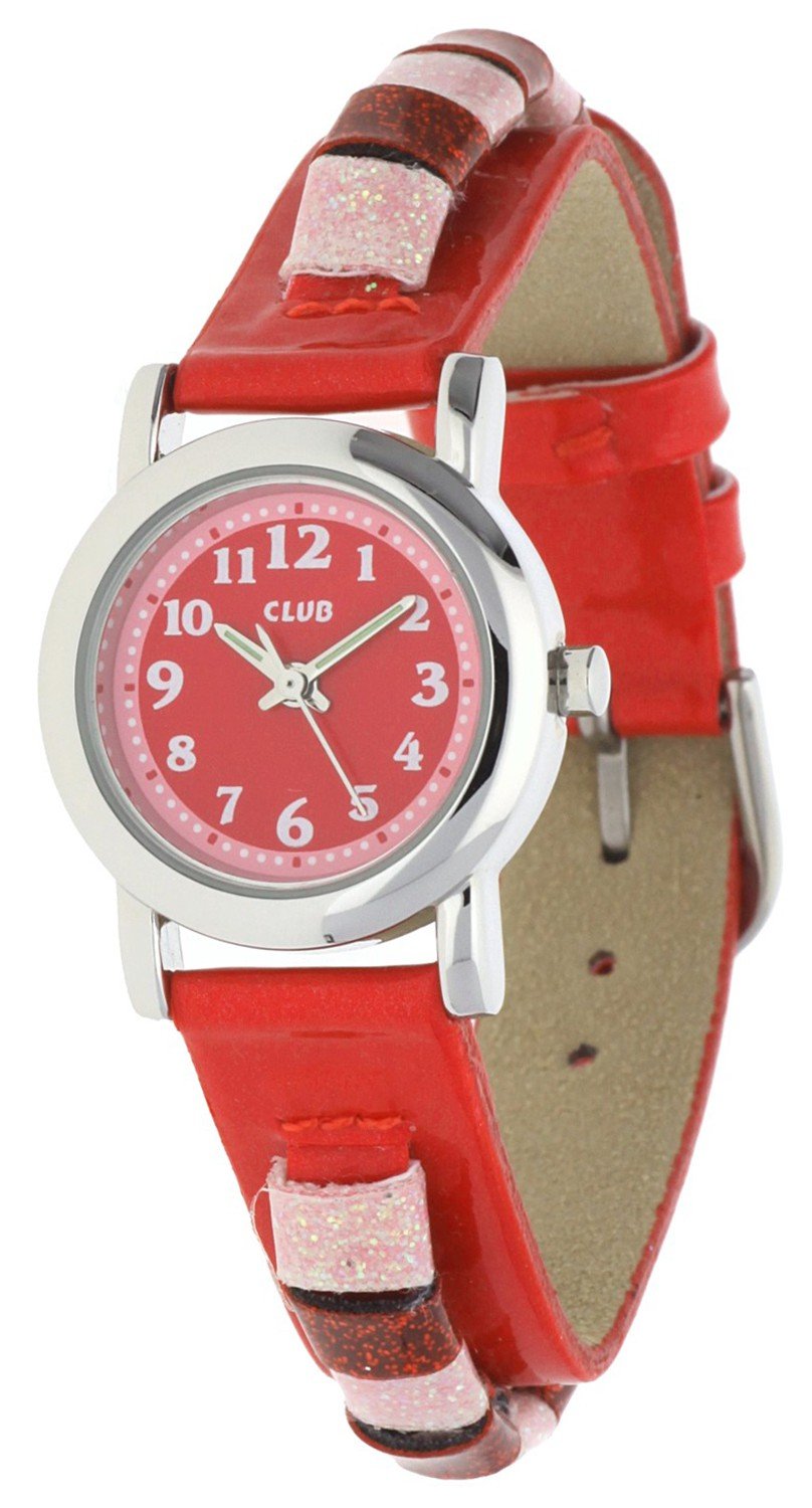 Club BY INEX Mädchen Armbanduhr rot A65110S2A