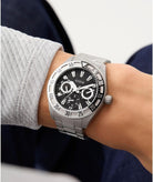 Guess Armbanduhr Herren Letterman Multifunktion Silber GW0904G1
