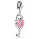 Swarovski Charm Damen Idyllia Herz mit Schlüssel Weiß 5742957