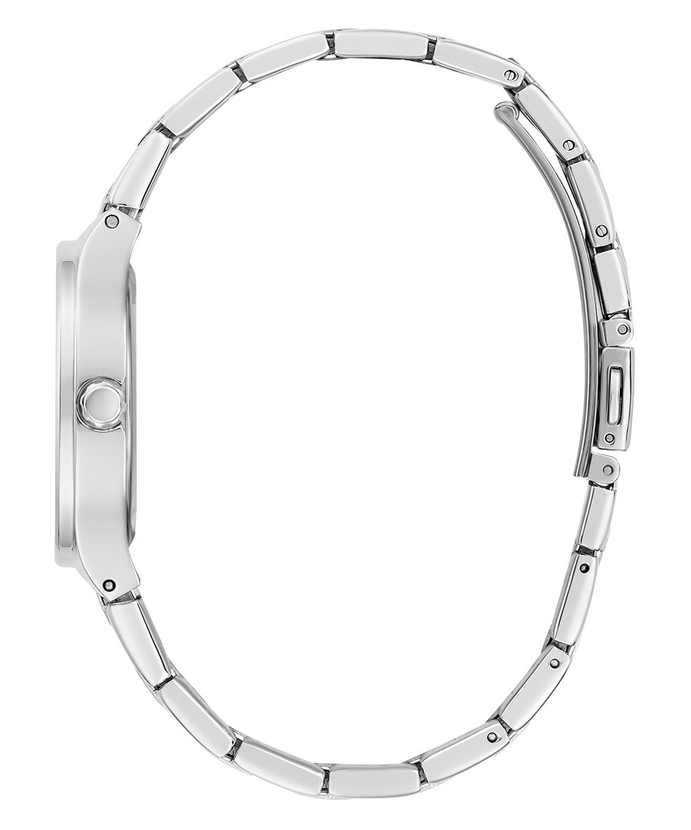 Guess Damen Armbanduhr Eve silber, schwarz 32 mm GW0615L1