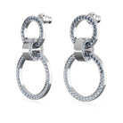 Swarovski Ohrstecker Dextera Damen Ohrringe Blau Rhodiniert 5663503