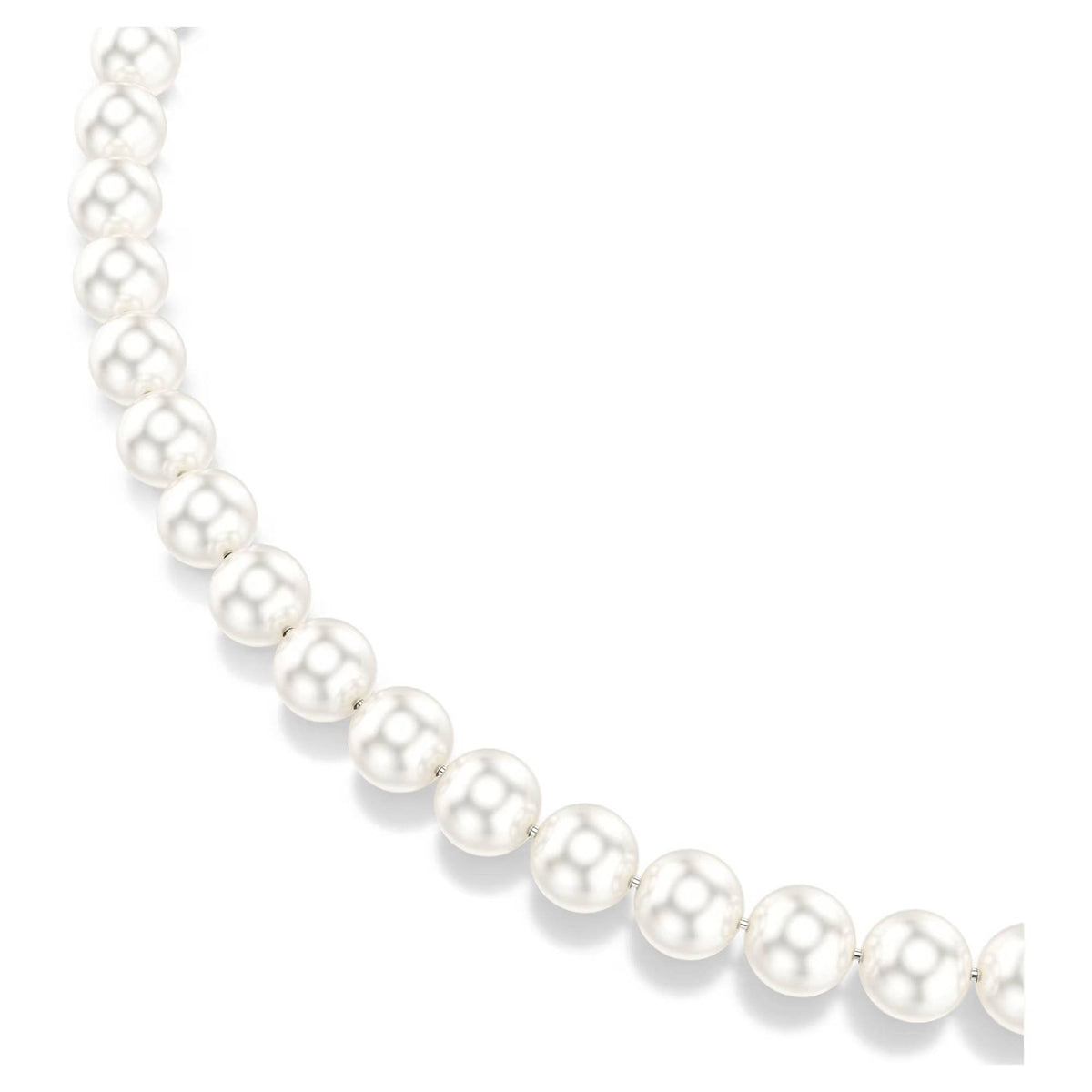 Swarovski Damen Matrix Halskette weiß 5747746