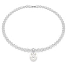 Swarovski Charm Damen Idyllia Herz Weiß Rhodiniert 5742960