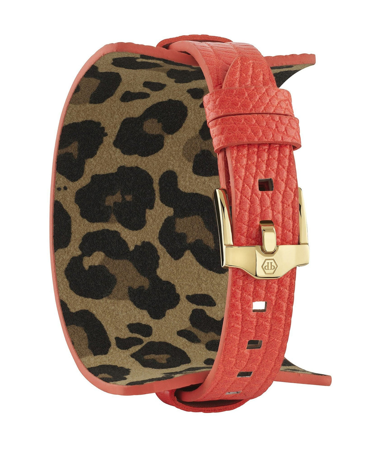 Philipp Plein Damen Armbanduhr LA JUNGLE DE PLEIN Leder PW6FA0325 Orange/Taupe