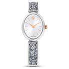 Swarovski Crystal Rock Oval Armbanduhr Damen Silber 5656878