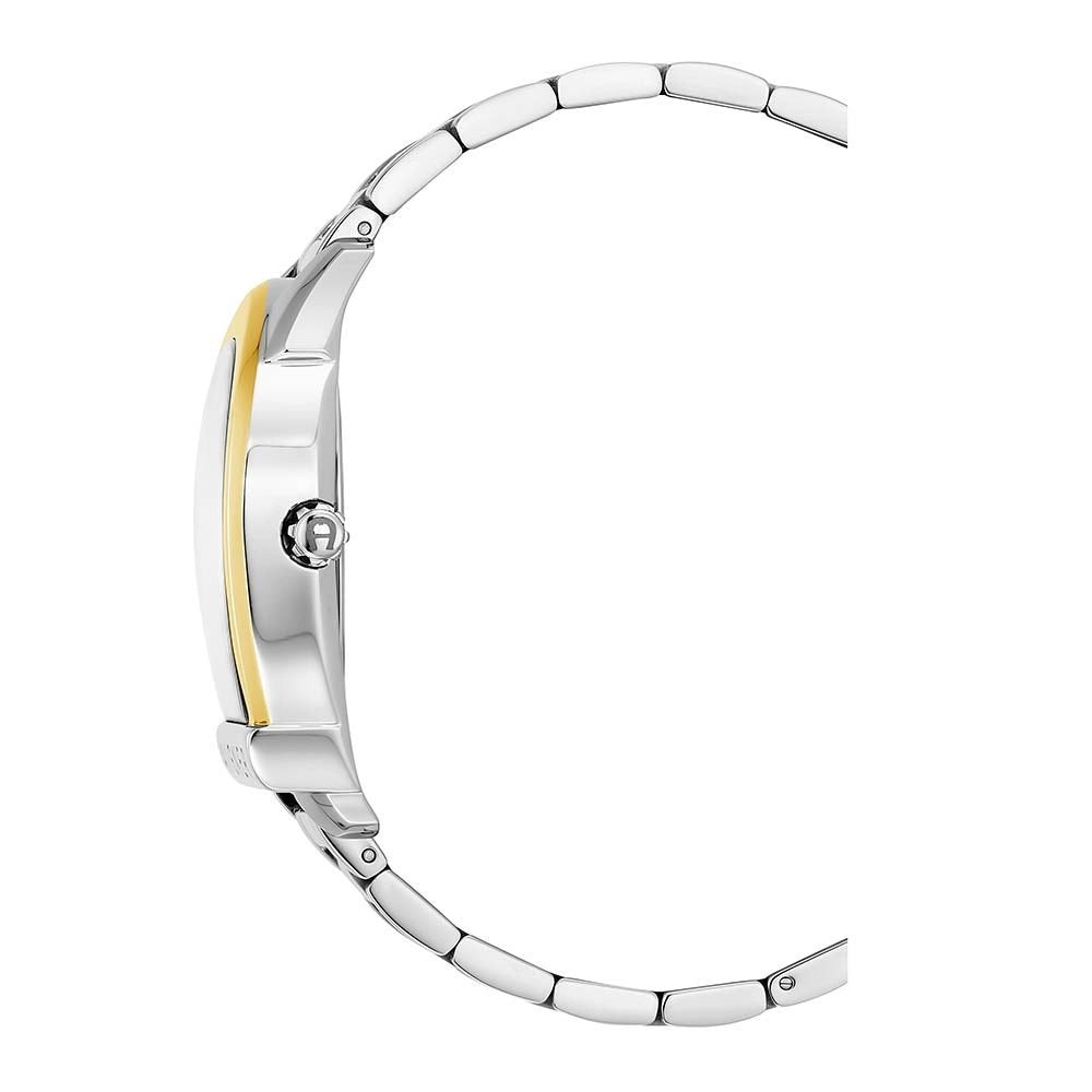 Aigner Armbanduhr Herren Siena Silber Gold AGW.244007