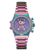 Guess Damen Multifunktion Armbanduhr Iridescent Edelstahl 36 mm GW0552L4