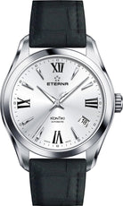 Eterna Damenuhr Kontiki Lady Automatic Silber Schwarz 1260.41.12.1378