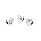 PANDORA Silber Charm Baby Mädchen Girl 791280PCZ
