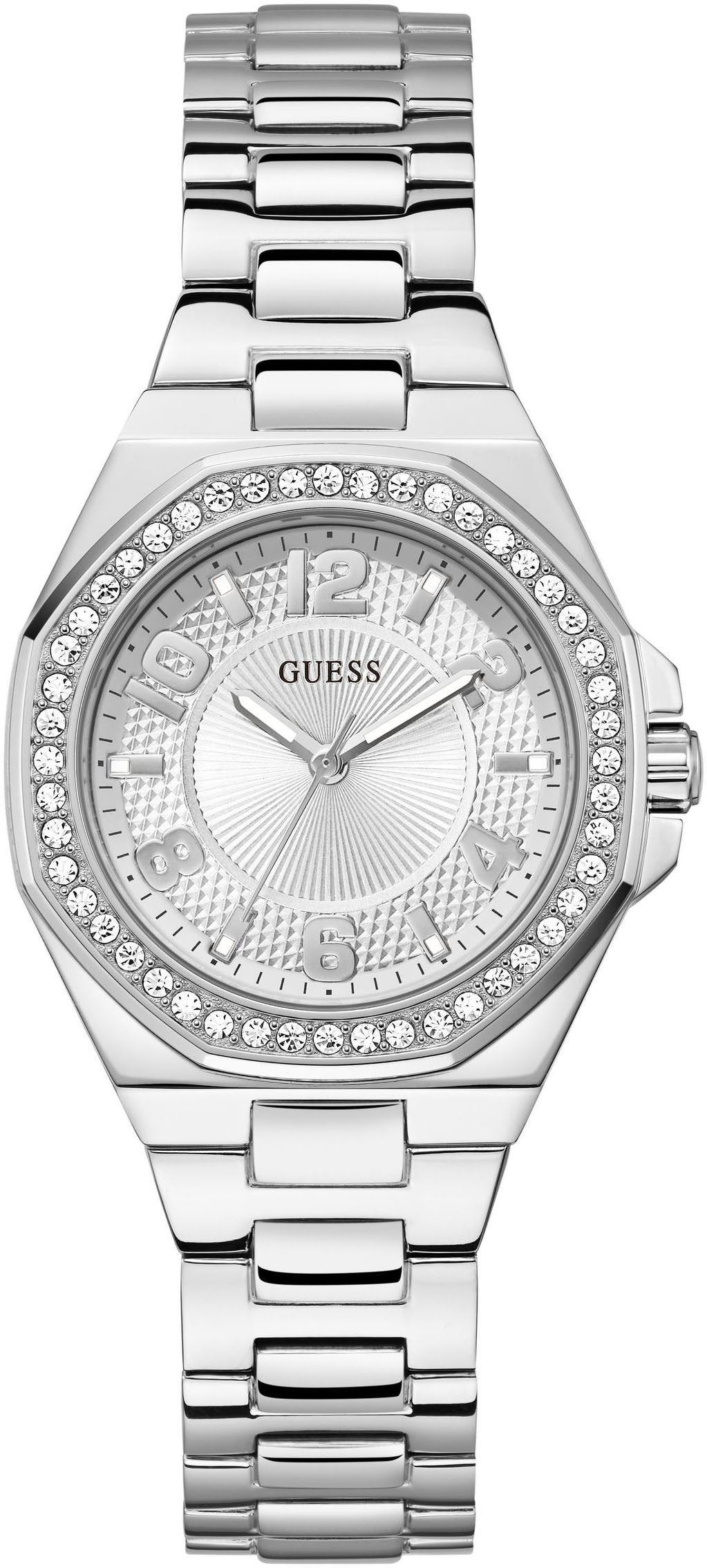 Guess Armbanduhr Damen Contessa Silberfarben GW0877L1
