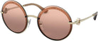 Bvlgari 0BV6149B 56 20148G Sonnenbrille, Unisex, Erwachsene, mehrfarbig (mehrfarbig), Einheitsgröße
