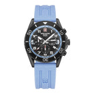 Swiss Alpine Military Herren Armbanduhr Chronograph Raptor hellblau 7029.9871