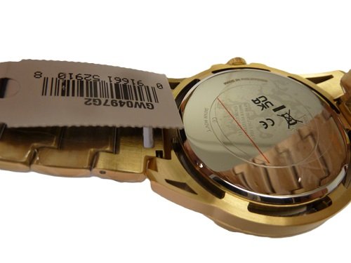 Guess Herren Multifunktionsuhr King goldfarben GW0497G2 48mm