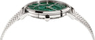 Versace Herren Armbanduhr V-ESSENTIAL silber, grün 40 mm VEJ400921