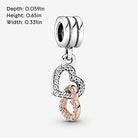 PANDORA Damen -Bead Charms 925_Sterling_Silber zirkonia 792068CZ