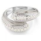 SWAROVSKI Armband Damen Sublima Armreif Kristallperle Weiß Rhodiniert 5700925