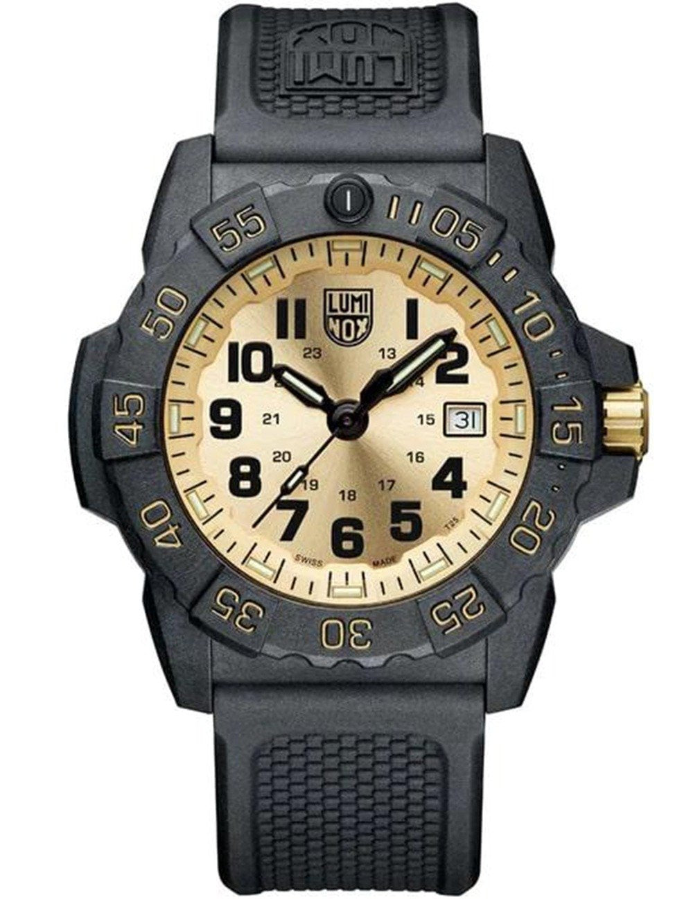 Luminox Herren Armbanduhr Navy SEAL Gold XS.3505.GP.1