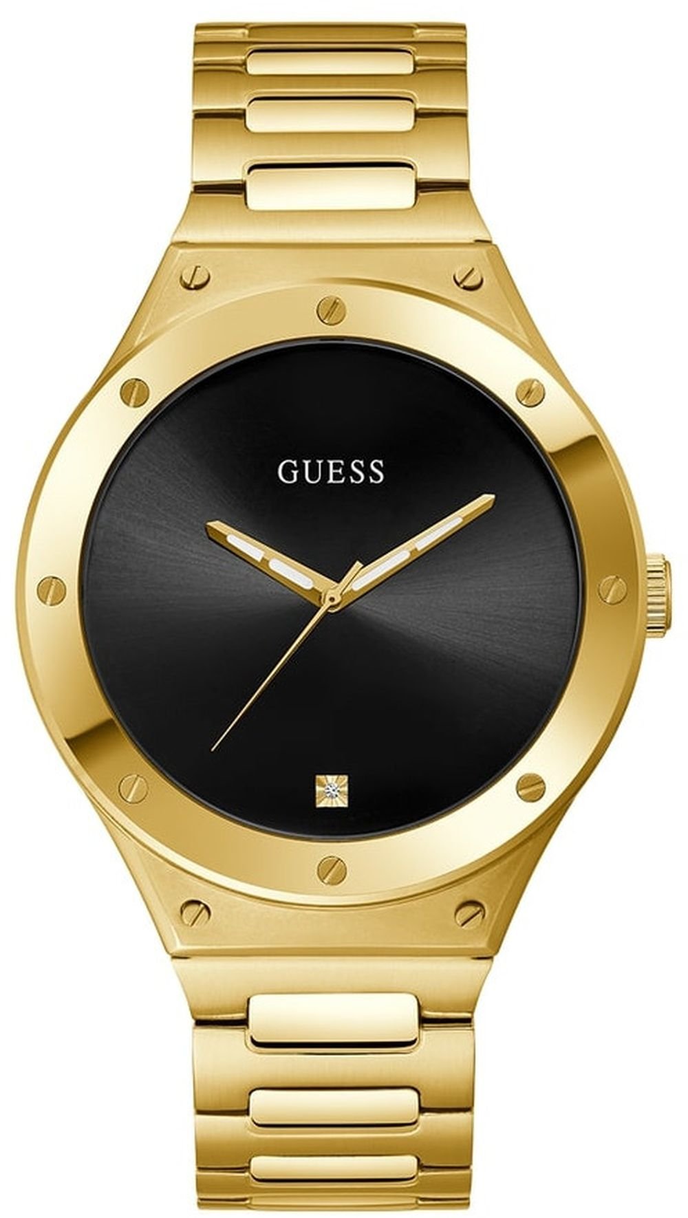 Guess Herren Armbanduhr Scope gold 44 mm GW0427G2