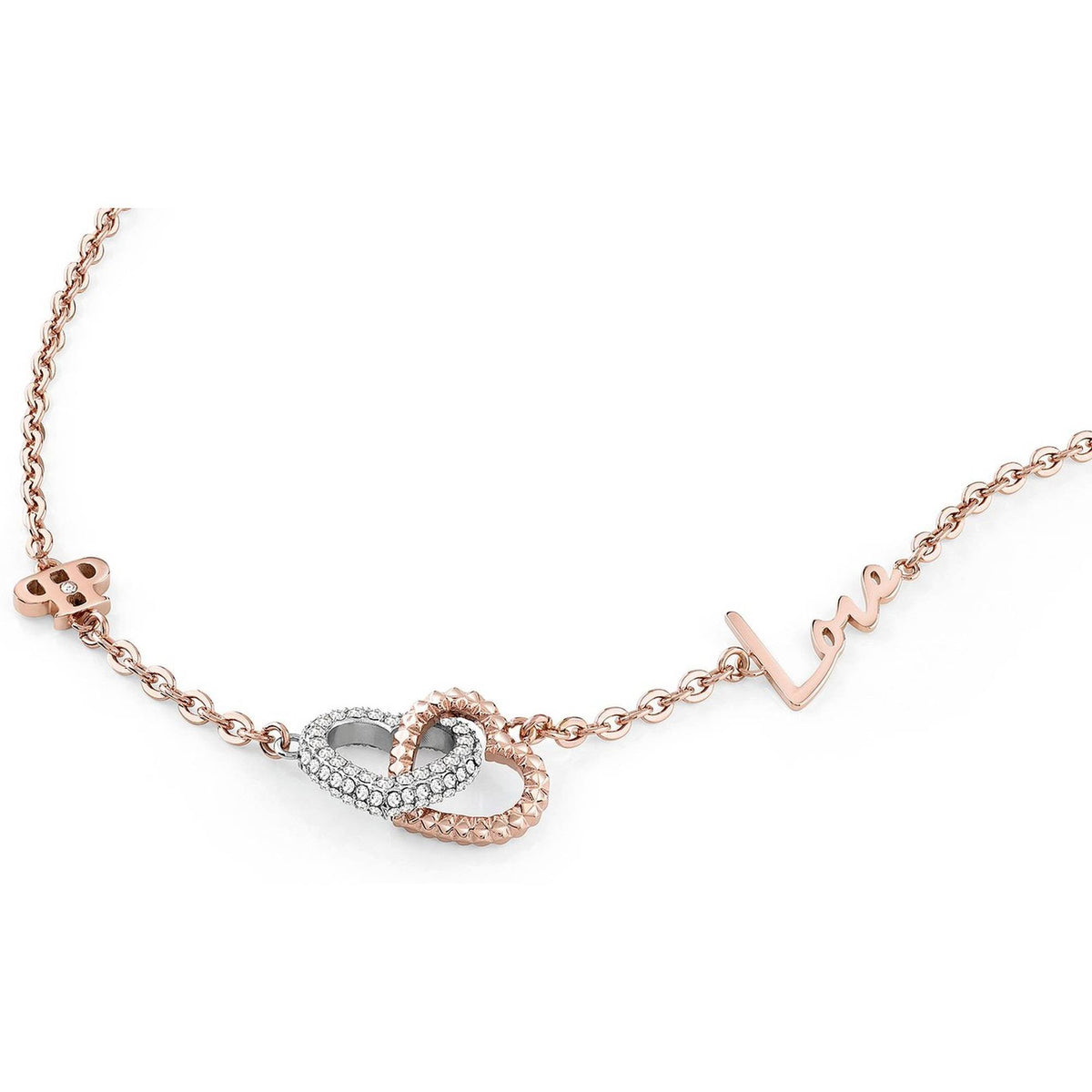 Philipp Plein Halskette Damen PLEIN ROCKED HEART Roségold PJZEA13NU