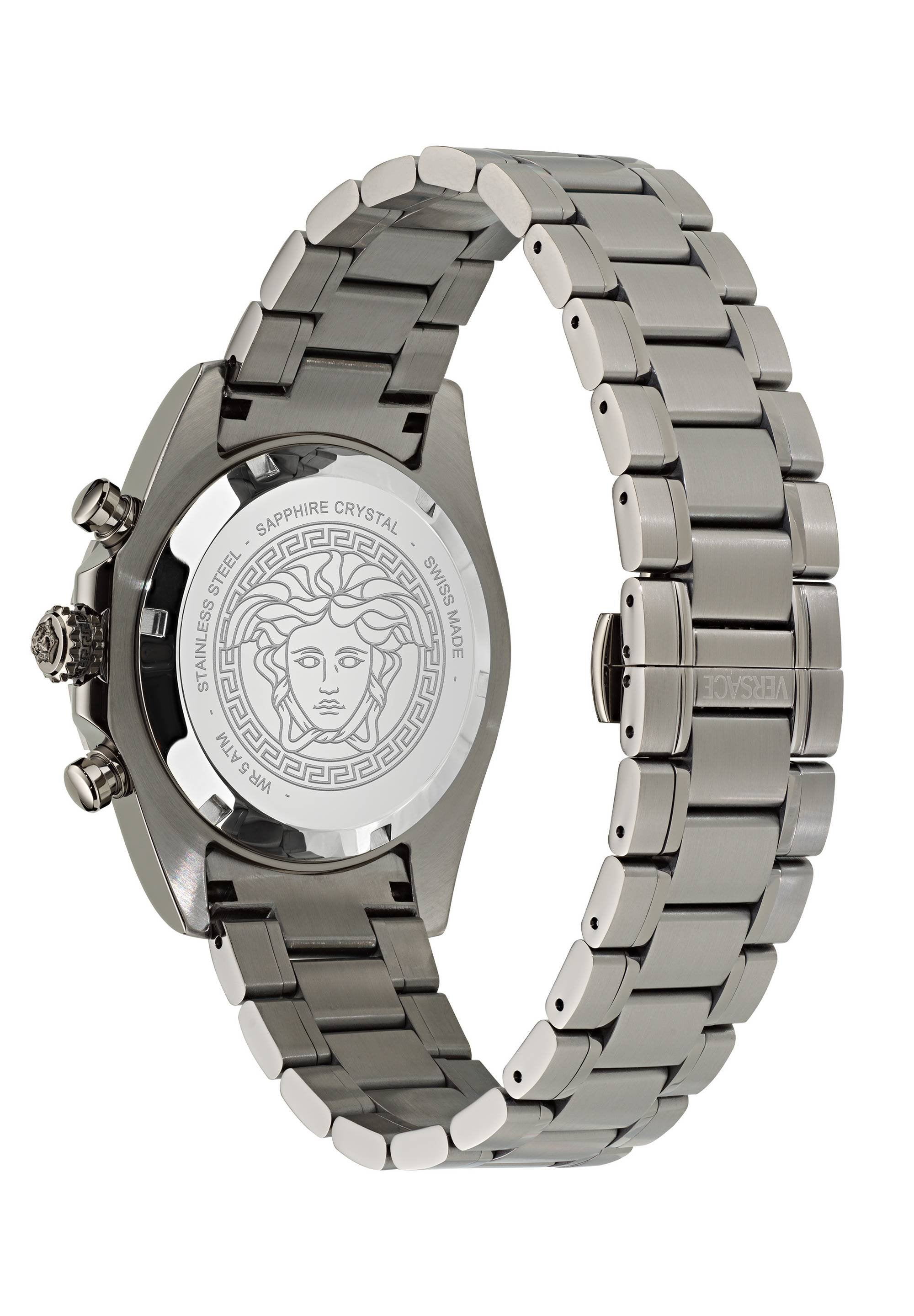 Versace Uhr Herren Chronograph Grün Gunmetal VE9K01224