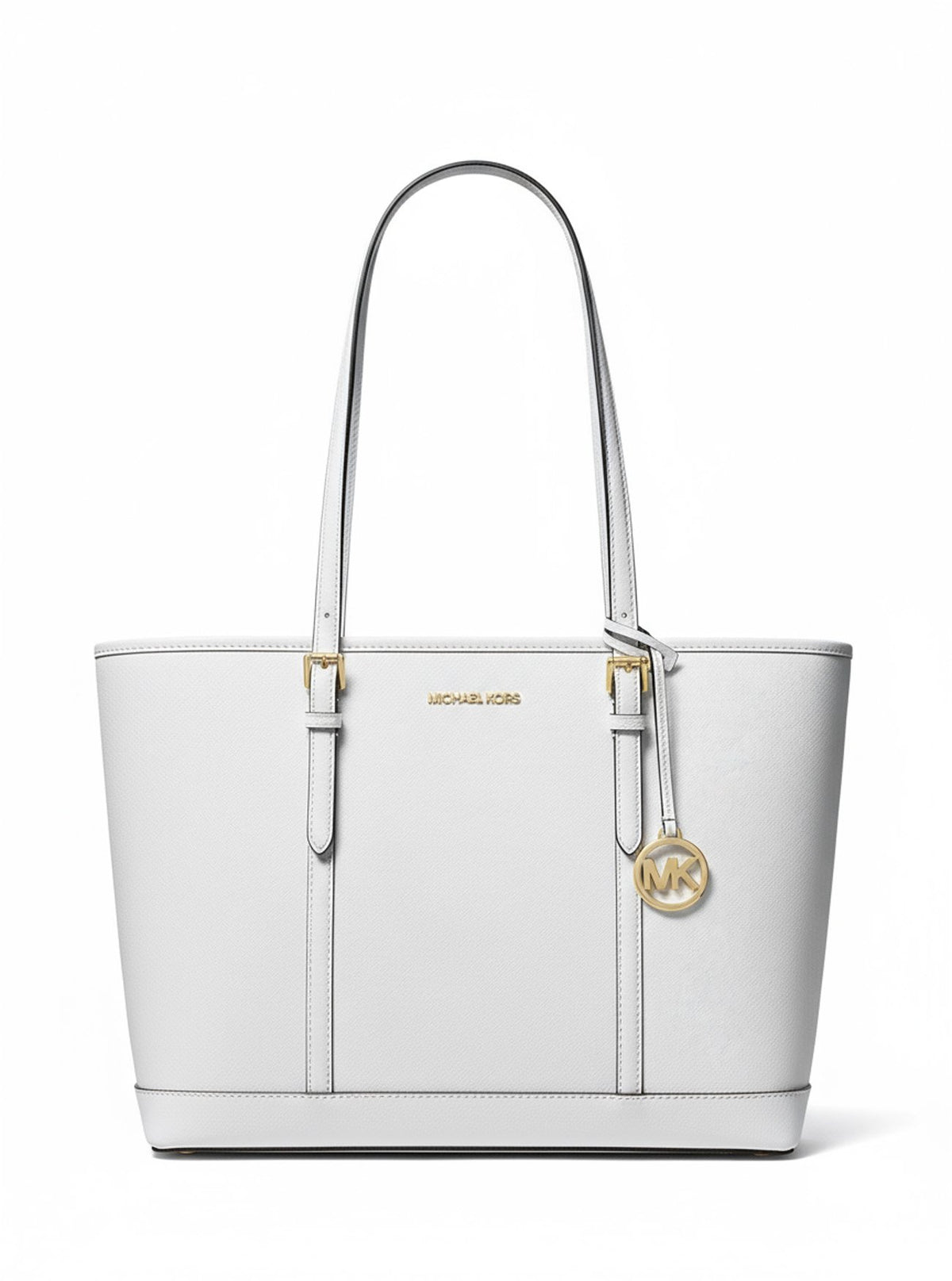 Michael Kors Handtasche Tote bags Damen Jet Set Travel Large Optic White 35F0GTVT9L